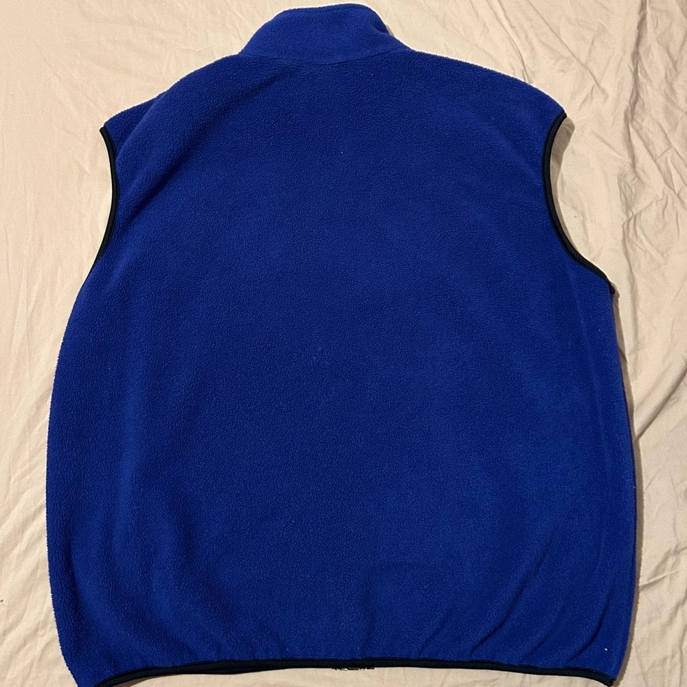 Vintage Reebok Blue Fleece Vest - Picture 4 of 4